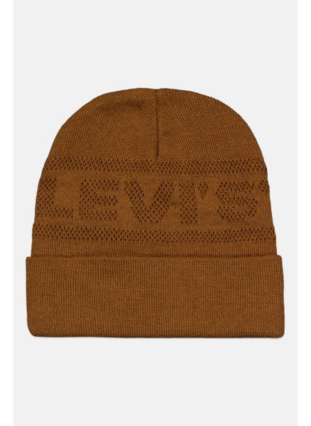 Buy Men Knit Beanie, Tan in UAE