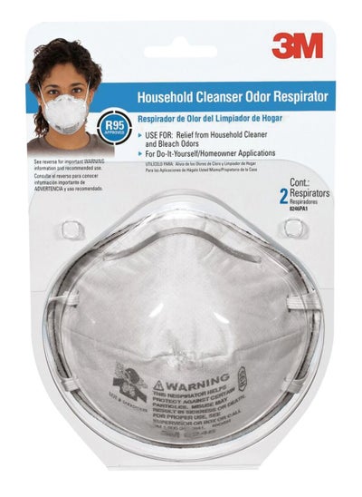 Buy Household Cleanser Odor Respirator Face Mask White in Saudi Arabia