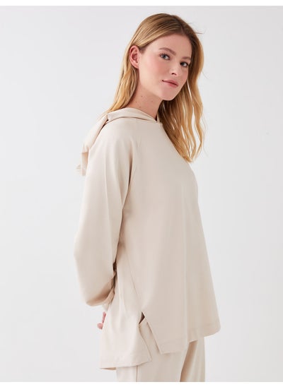 Buy Hooded Regular Long Sleeve Women's Pajama Top in Egypt