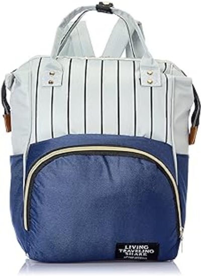 Buy Living Travelling Share Baby Diaper for Unisex Backpack-Navy&Gray in Egypt