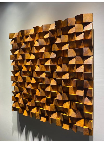 اشتري Burnt Wood Acoustic Sound Diffuser By Woodeometry في مصر