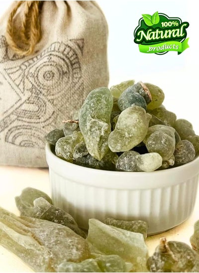 Buy Premium Frankincense Oman Green Hojari | Sustainable Harvest | Hand-Sorted Best Resins | Beautiful Green Hue | Mild & Long-Lasting Aroma in UAE