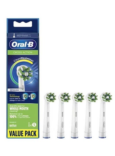 Buy Oral-B Replacement Toothbrush Heads Pack of 5 in Saudi Arabia