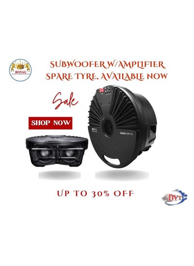 Buy SUBWOOFER W/AMPLIFIER SPARE TIRE, ROYAL(DYT-TP15) in UAE