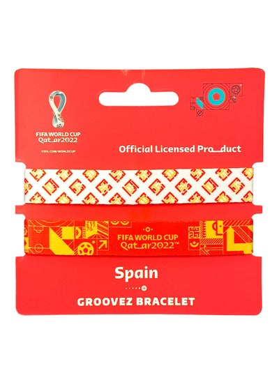 Buy Fabric Fashionable Qatar 2022 World Cup Country Team Nylon Wrist Band - Spain in Saudi Arabia