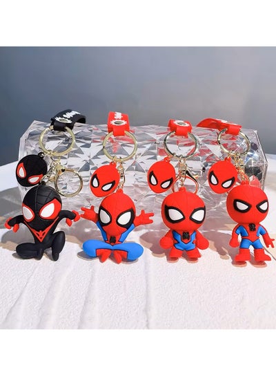 Buy Spiderman Character 3D Rubber Keychain - Multishapes in Egypt