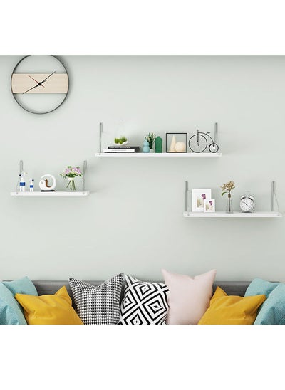 اشتري Three Piece Punching Free Wall Shelf في السعودية