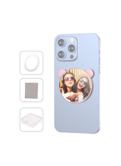 اشتري Universal Magnetic Selfie Mirror for Phone Back Camera Universal Phone Selfie Mirror Replacement for iPhone 15/14/13/12 Android Smartphone Video Selfie Vlog Accessories في السعودية