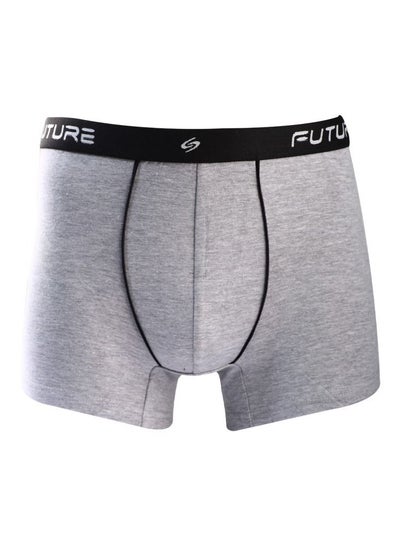 Buy Boxer Future Cotton grey for Men size XL in Egypt