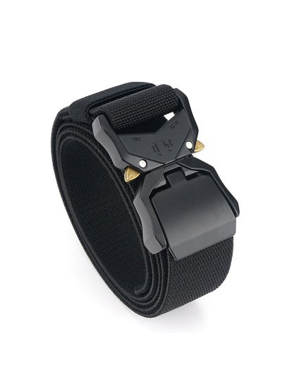 Buy Mens Belt, Nylon Canvas Belt With Heavy Duty Quick Release Buckle in Saudi Arabia