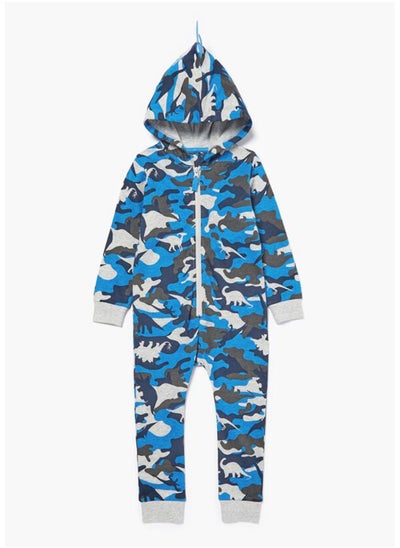 Buy Boys Camo Dinosaur Jersey Onesie in Egypt