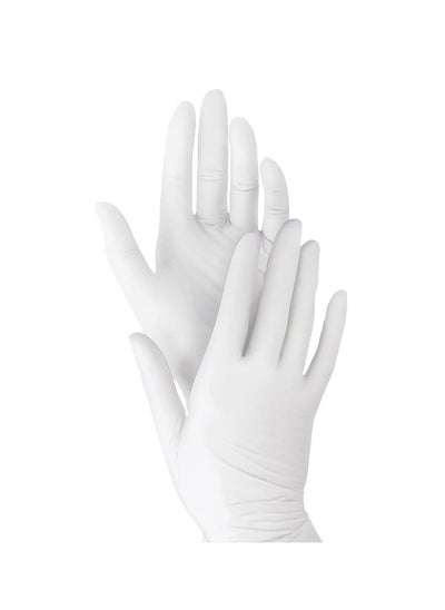 Buy Home Pro Latex Gloves Medium Size 100Pcs in UAE