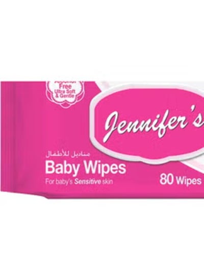 Buy Alcohol Free Baby Wipes 4 Pack x 80 Wipes - 320 Wipes in UAE