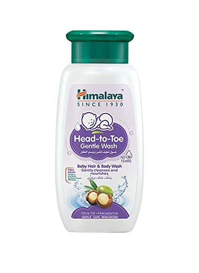 Buy Head To Toe Gentle Wash No Tears Formula, Free From Synthetic Colors, Parabens And Phthalates - 200Ml in Saudi Arabia