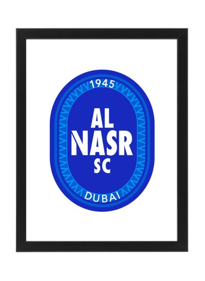 اشتري Al-Nasr SC, UAE Pro League , Soccer Gift , Poster with Frame 30x40cm في الامارات