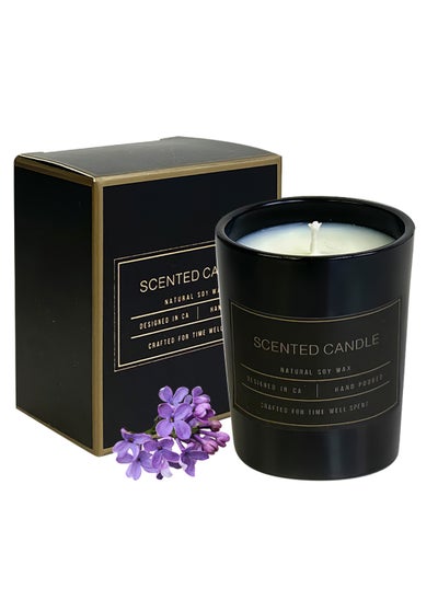 Buy Scented Candles, Long Lasting Strong Fragrance Luxury Scented Soy Jar Candle, Candles for Home Scented, Candle Gift Set for SPA Bathing Yoga Travel, Stress Relief 53G (Ritz-Carlton) in Saudi Arabia