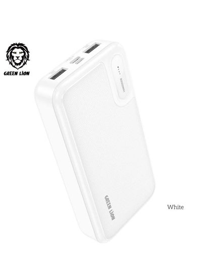 Buy Green Lion Power Mate 20 Power Bank 20000mAh - White in UAE