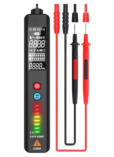 Buy Test Pencil, Eacam Dual Mode Smart Detector Non -Contact AC Voltage Detector NCV Multimeter Electric Test Pencil Portable r Pen with Sound and Light Alarm and LED Flashlight in Saudi Arabia