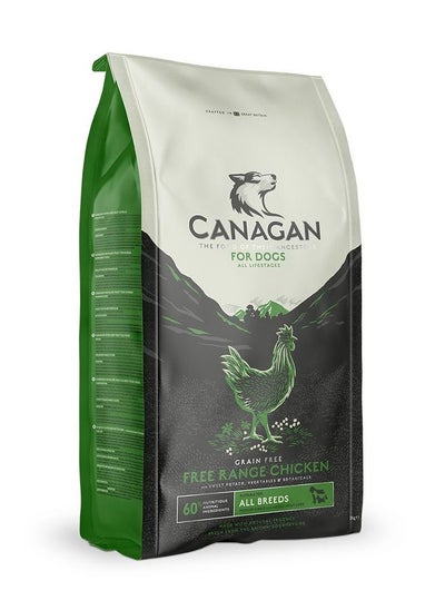 Buy Canagan Free Range Chicken for Dogs Dry Food 12kg in UAE