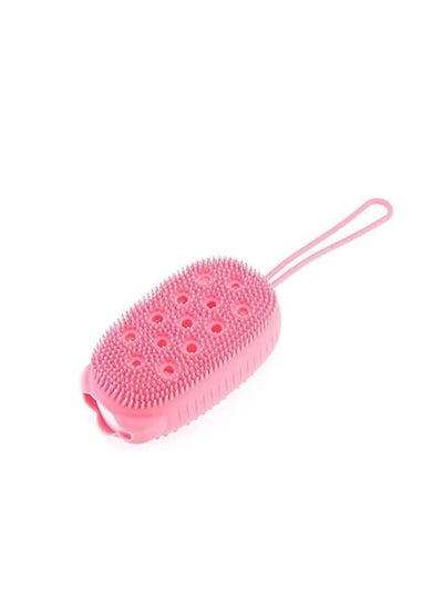 Buy ECVV Silicone Body Scrubber Bath Brush for Women Men Kids Baby Massage Exfoliating Bath Body Brush Scrubber for Deep Cleaning Double-sided Shower Loofah - Assorted in Saudi Arabia