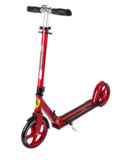 Buy Ferrari 2 Wheel Scooter Adult Red in UAE