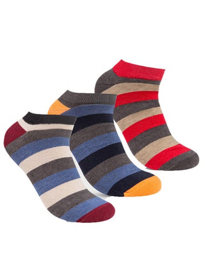 Buy STITCH Men's Pack of 3 Lycra Ankle Casual Socks in Egypt
