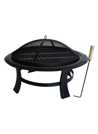 Buy Paradiso Grills Outdoor Fire Pit Black Metal 74 Cm Set Of 1 in UAE