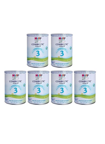 اشتري Hipp Milk stage 3 Grow Up Formula From 12 Months to 3 Years 800 Grams Pack of 6 في الامارات