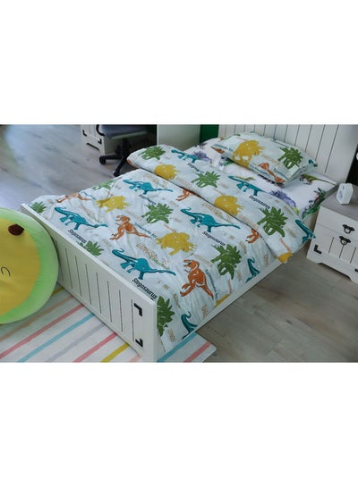Buy Dinopark-Vintage 2-Piece Comforter Set Green 160X220cm in UAE