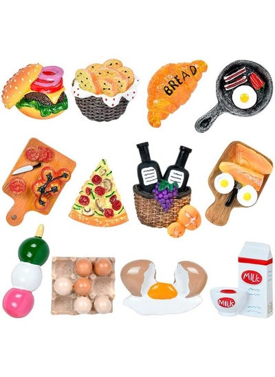 اشتري 12PCS Food Magnets for Fridge Magnets, 3D Resin Cute Food Fridge Magnets Creative Natural Food Shaped Magnets for Home Decor, Refrigerator, Magnetic Whiteboard or Blackboard في السعودية