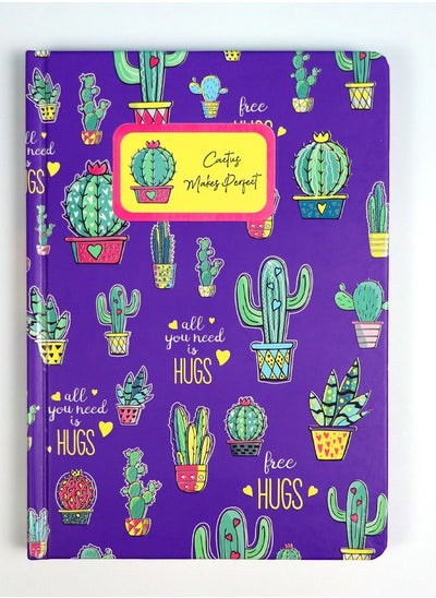 Buy Cactus Printed Notebook Hardcover (Size 21*14.5) in Egypt