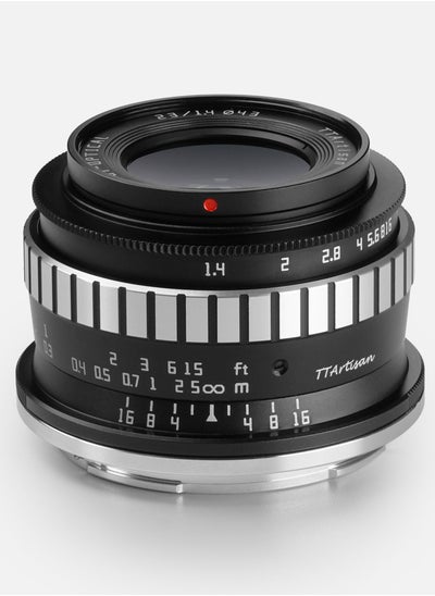 اشتري عدسة TTArtisan 23 ملم f / 1.4 لسوني E (أسود وفضي) في الامارات