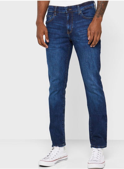 Buy Light Wash Slim Fit Jeans in UAE