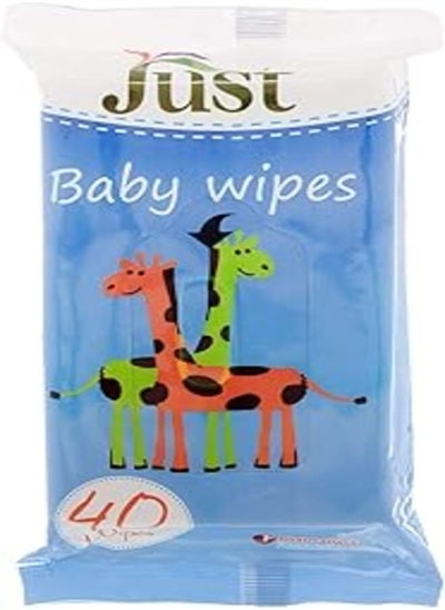 اشتري Just Care Baby Wipes 40 PCS في مصر