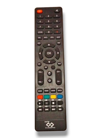 Buy Replacement Remote Control For Class Pro TV Black in Saudi Arabia