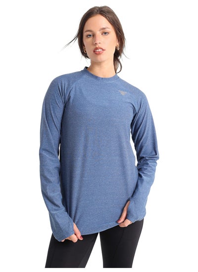 اشتري Blue Heather Long Sleeve Top في مصر