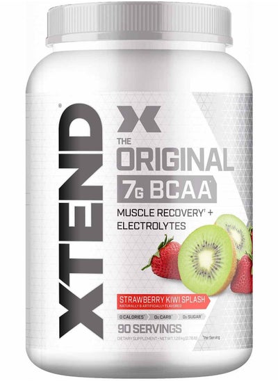 Buy Xtend Original BCAA Powder, Sugar Free Post Workout, Muscle Recovery, Drink With Amino Acids 7g BCAAs, For Men And Women, Strawberry Kiwi Splash Flavor , 90 Servings in UAE