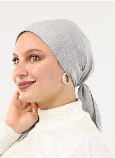 اشتري Padded Cotton Bonnet Light Grey For Women في مصر