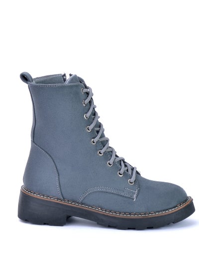 Buy Suede boots Grey comfortable sole sh in Egypt