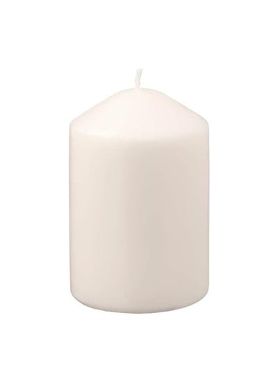 Buy Decorative Candles for Wedding Candles, Home Interior, Restaurants, Meditation Smokeless Cotton Wick (Unscented Natural Block Candle in UAE