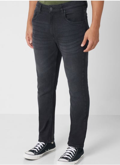 Buy Slim Fit Washed Jeans in UAE