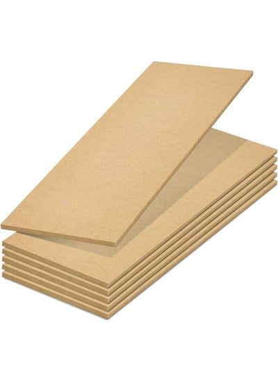 Buy MDF Board Chipboard Sheets for Crafts 5 x 15 in 6-Pack in UAE