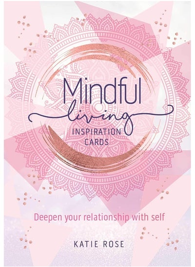 اشتري Mindful Living Inspiration Cards: Deepen your relationship with self في الامارات