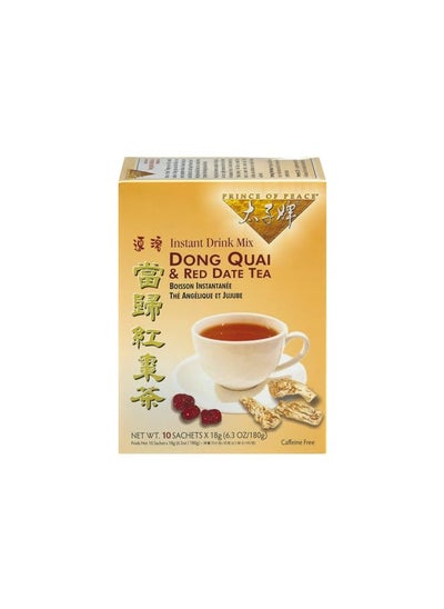 اشتري Prince of Peace Dong Quai & Red Date Instant Tea 10 tea bags (Pack of 6) في الامارات