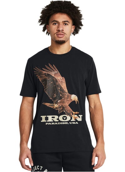 Buy Project Rock Eagle Graphic T-Shirt in UAE