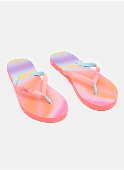 اشتري Tie Dye Pattern Rubber Flip Flop في مصر