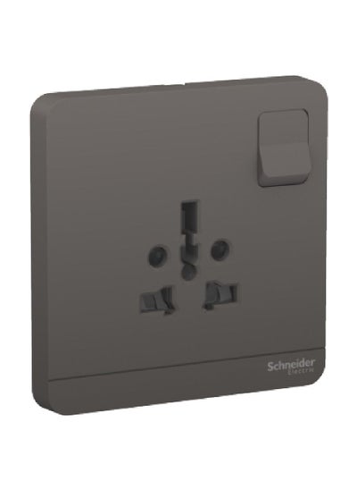 اشتري Schneider Electric AvatarOn, switched socket, 2P + 3P, 16 A, 250 V, Dark Grey (Model Number -E8315TS_DG) في الامارات