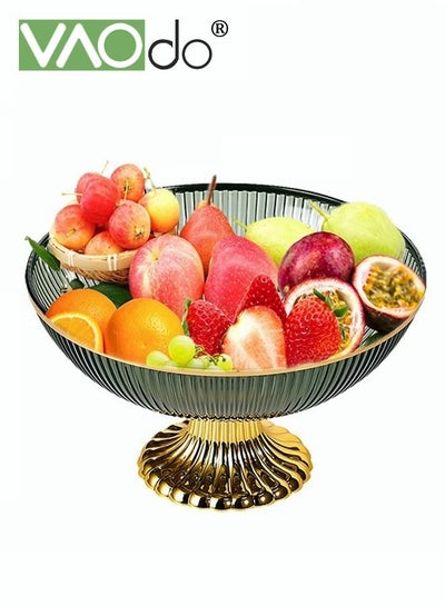 Buy Plastic Fruit Bowl Modern Creative Transparent Plastic Fruit Basket Decorative Serving Dish Fruit Snacks Vegetables Display for Kitchen Table Decor in Saudi Arabia