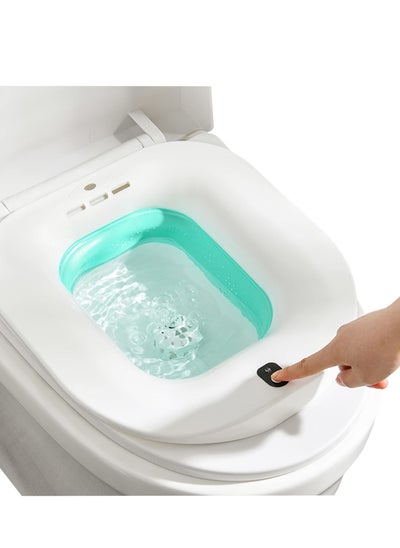 Buy Electric Sitz Bath Foldable Postpartum Care Basin, Sitz Bath Tub for Soothes and Cleanse Hemorrhoids and Perineum Treatment, Suitable for Women, Maternity, Pregnant Women, Elderly (Bubble) in Saudi Arabia