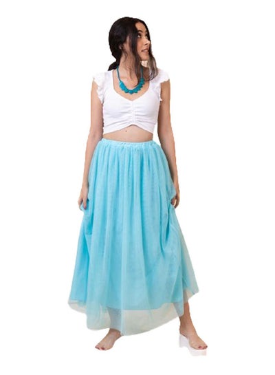 اشتري Turquoise Long Tulle Tutu Skirt في مصر